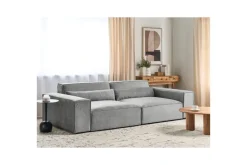 2-sitssoffa Beliani Hellnar Beige Grey