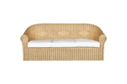3-sitssoffa Beliani Livadeia Natural||White