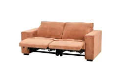 3-sitssoffa Beliani Nukari Orange, Svart Orange Oranssi