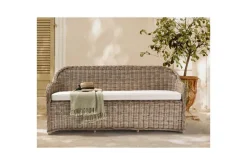 3-sitssoffa Beliani Susua Nature||White