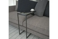 Sivupöytä Mertha 46 cm Musta/Valkoinen
