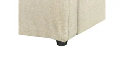 Sänky säilytystilalla Dreux Beige, musta, 140x200 cm