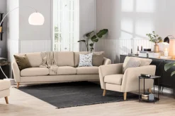 Trend 2-istuttava Kangassohva Beige
