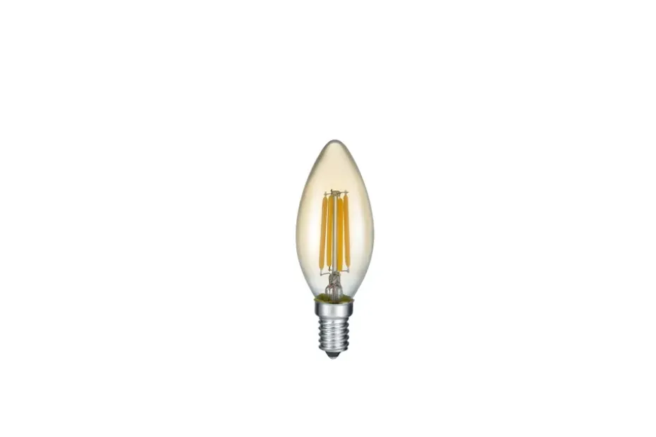 Trio Lighting Filament Lamppu Kynttiläkupu 2W 250Lm 2700K LED E14 Ruskea TRIO