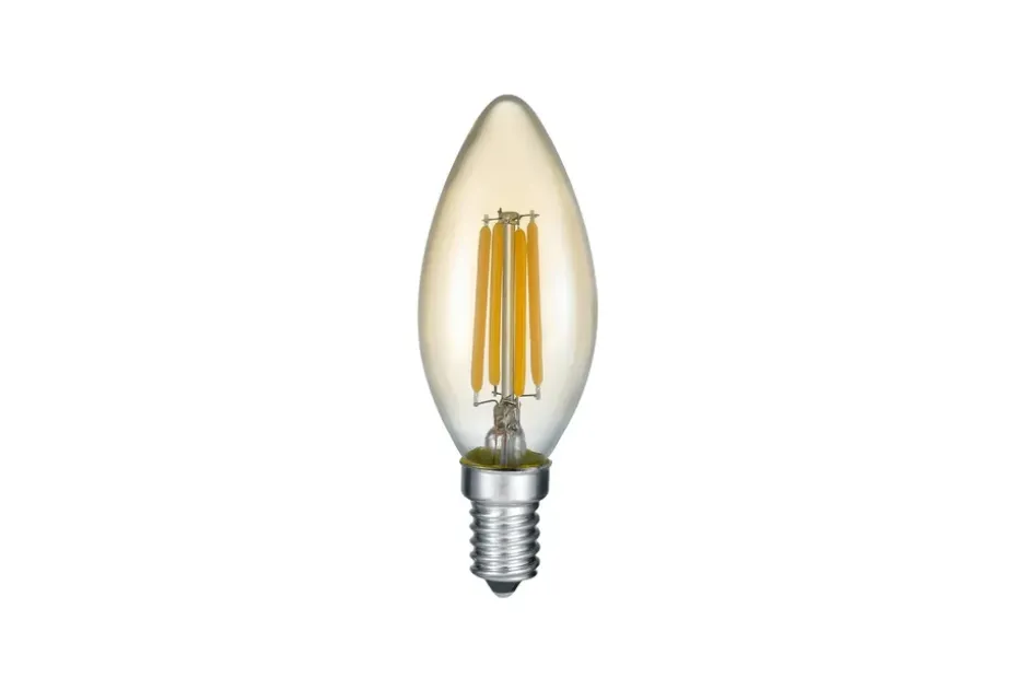 Trio Lighting Filament Lamppu Kynttiläkupu 4W 360Lm 2700K LED E14 Ruskea TRIO