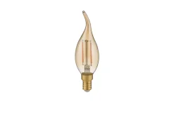 Trio Lighting Filament Lamppu Liekkikupu 4W 400Lm 2700K LED E14 Ruskea TRIO