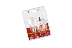 Trio Lighting Filament Lamppu Vakiokupu 4W 470Lm 3000K 2-Pack LED E27