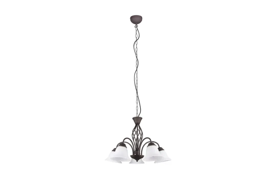 Trio Lighting Kattokruunu Rustica 5-Os. E27 Rustiikki TRIO