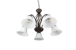 Trio Lighting Kattokruunu Rustica 5-Os. E27 Rustiikki TRIO