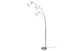 Trio Lighting Lattiavalaisin Davos 3-os Kromi/Valkoinen TRIO