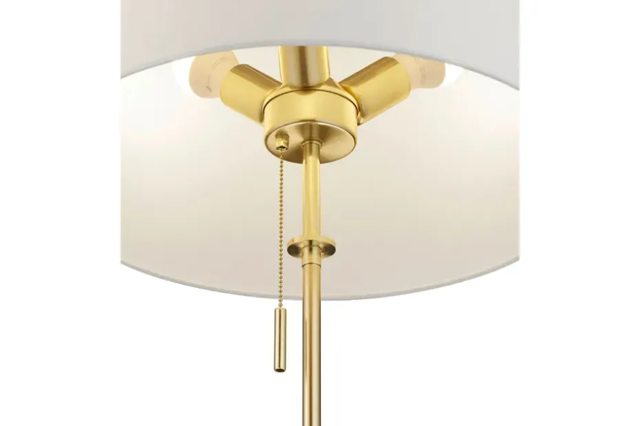 Trio Lighting Lattiavalaisin Lyon 3xE27 Mattamessinki TRIO