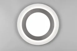Trio Lighting LED-Kattovalaisin Morgan Valkoinen/Harjattu Teräs TRIO