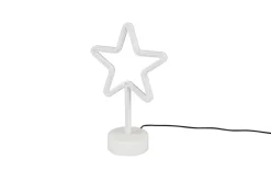 Trio Lighting LED-Pöytävalaisin Star Valkoinen TRIO
