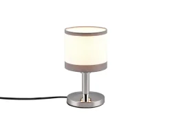 Trio Lighting Pöytävalaisin Davos Kromi/Valkoinen TRIO