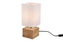 Trio Lighting Pöytävalaisin Woody 11 cm E14 Puu TRIO