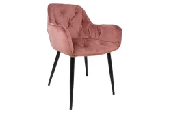 Tuoli Brita 61x57x83 cm Vaaleanpunainen