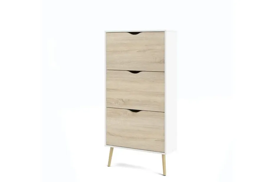 Tvilum Hostafranc Kenkäkaappi 70 cm Valkoinen