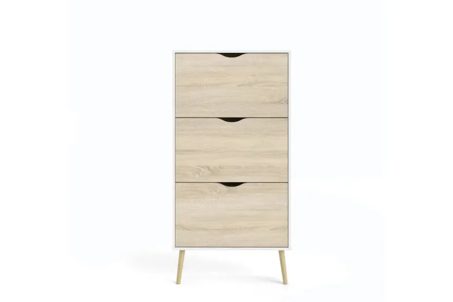 Tvilum Hostafranc Kenkäkaappi 70 cm Valkoinen