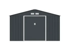 Varasto ja työkaluvaja Jerone 11 m² Tummanharmaa