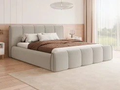 Varlinor Sängynrunko 180x200 cm Säilytystilalla Beige