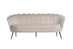 Venture Home Calais 3-istuttava Sohva Sametti Beige