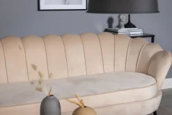 Venture Home Calais 3-istuttava Sohva Sametti Beige
