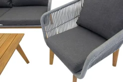 Venture Home Chania-oleskeluryhmä ulkokäyttöön Harmaa