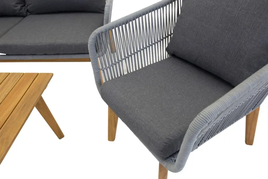 Venture Home Chania-oleskeluryhmä ulkokäyttöön Harmaa