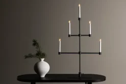 Venture Home Joulukynttelikkö Avoriaz 92 cm Musta