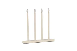 Venture Home Joulukynttelikkö Lofsdalen 35 cm Beige