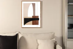 Venture Home Juliste Materials 50x70 cm Valkoinen/Beige