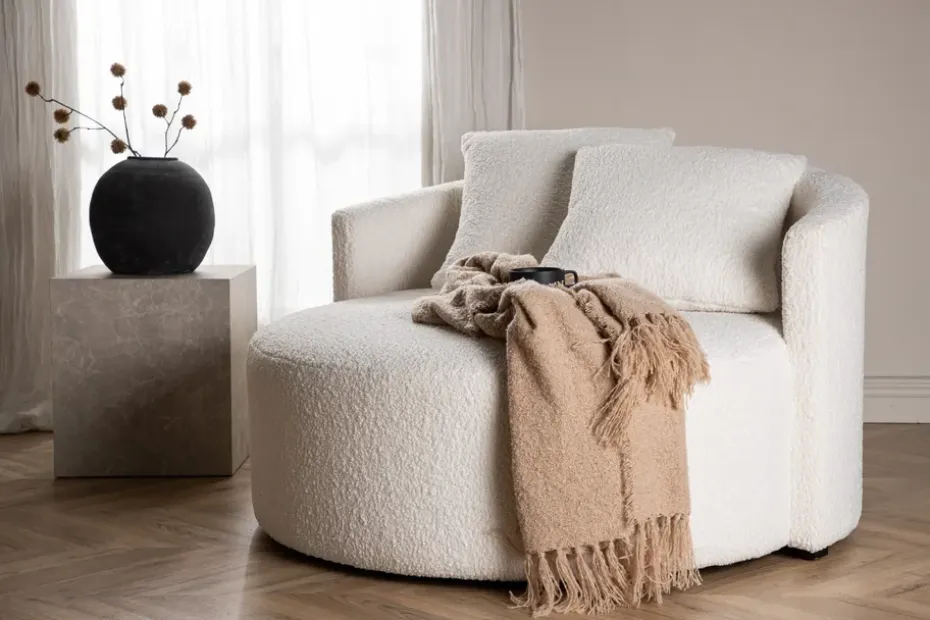 Venture Home 2:n ist Sohva Kelso Beige Buklee