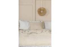 Venture Home Pussilakanasetti Livia 2-os 150x200/50x60 cm Beige/Valkoinen