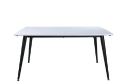 Venture Home Ruokapöytä Jimmy Jatkettava 150 cm Valkoinen/Musta