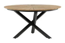 Venture Home Ruokapöytä Mexico Pyöreä 140 cm Ruskea/Musta Venture Home