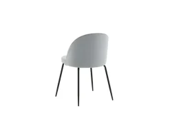 Venture Home Ruokatuoli Wrinkles Harmaa/Musta