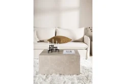 Venture Home Travertin Sohvapöytä York 80x60x40 cm Beige