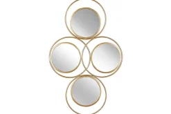 Väggspegel Beliani Lescar GOLD