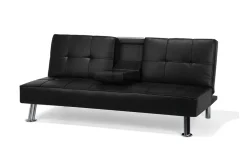 Vuodesohva Roxen 168 cm Musta