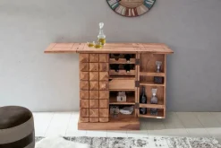Wohnling Baarikaappi Zychowski Puu/Luonnonväri