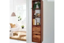 Wohnling Seinähylly Wohnling Kiinteä puurakenteinen seinään kiinnitettävä 2-laatikollinen säilytys 150 cm maalaistyyli