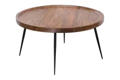 Wohnling Sohvapöytä Philby 75 cm Puu/Luonnonväri