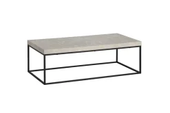 Wohnling Sohvapöytä Wohnling suorakulmainen 120 cm, kivioptiikka, moderni ilme Beige Beige