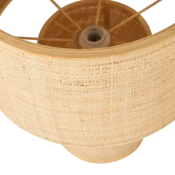 WOOOD Pöytävalaisin Syro 42 cm Luonnonväri